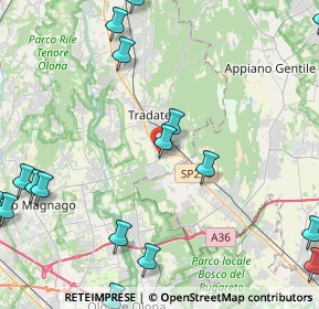 Mappa Via Sciesa, 21049 Tradate VA, Italia (6.64)
