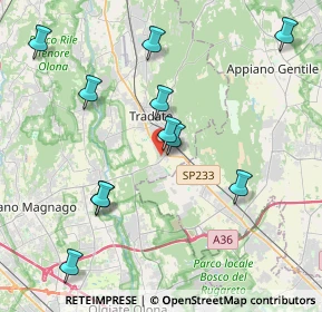 Mappa Via Sciesa, 21049 Tradate VA, Italia (4.23455)