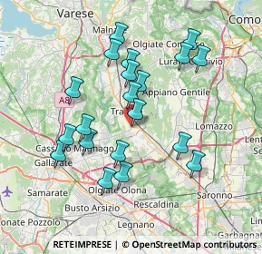 Mappa Via Sciesa, 21049 Tradate VA, Italia (6.9425)