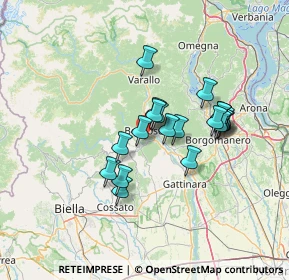 Mappa Loc. La Burla, 13010 Guardabosone VC, Italia (10.8175)