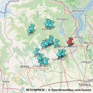 Mappa Loc. La Burla, 13010 Guardabosone VC, Italia (11.4)