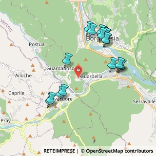 Mappa Loc. La Burla, 13010 Guardabosone VC, Italia (2.121)