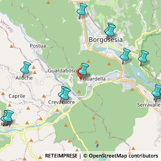 Mappa Loc. La Burla, 13010 Guardabosone VC, Italia (3.17733)