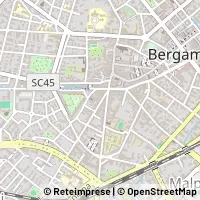 Hartă Bergamo