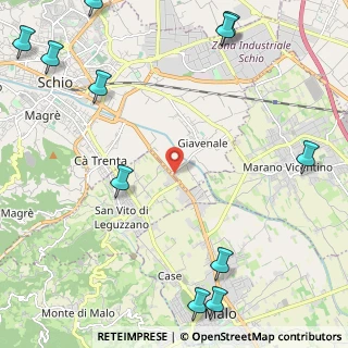 Mappa Localita' Proe di Sopra, 36030 San Vito di Leguzzano VI, Italia (3.38)