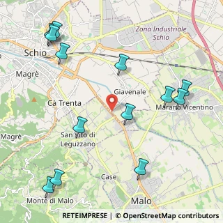 Mappa Localita' Proe di Sopra, 36030 San Vito di Leguzzano VI, Italia (2.68154)