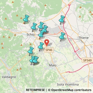 Mappa Localita' Proe di Sopra, 36030 San Vito di Leguzzano VI, Italia (3.40615)