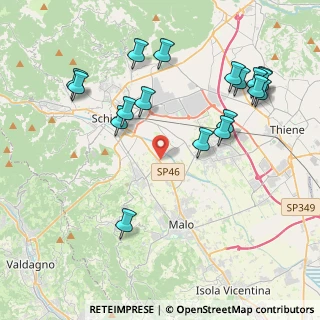 Mappa Localita' Proe di Sopra, 36030 San Vito di Leguzzano VI, Italia (4.55722)