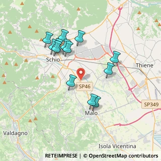 Mappa Localita' Proe di Sopra, 36030 San Vito di Leguzzano VI, Italia (3.52615)