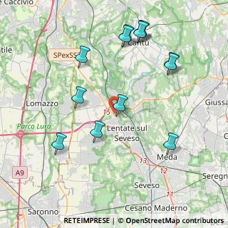 Mappa Via Nazionale dei Giovi, 20030 Lentate Sul Seveso , Italia (4.40077)