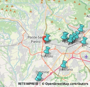 Mappa Via Contradello, 24035 Curno BG, Italia (4.47231)