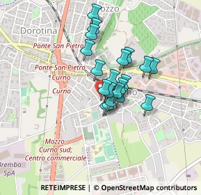 Mappa Via Contradello, 24035 Curno BG, Italia (0.2895)