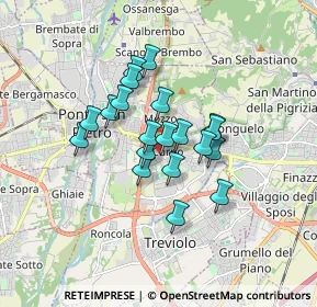 Mappa Via Contradello, 24035 Curno BG, Italia (1.217)