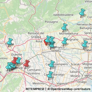 Mappa Via Castiglione, 31037 Loria TV, Italia (22.20706)