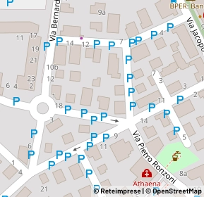 Mappa Via Giuseppe Gaudenzi, 24128 Bergamo BG, Italia (0.1)