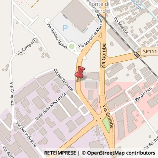 Mappa Via del Terziario, 2/4/6, 36016 Thiene, Vicenza (Veneto)