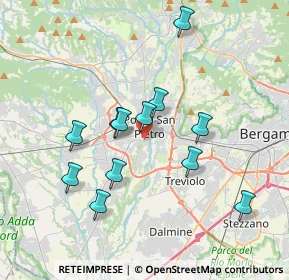 Mappa Via Don Seghezzi, 24030 Presezzo BG, Italia (3.36833)
