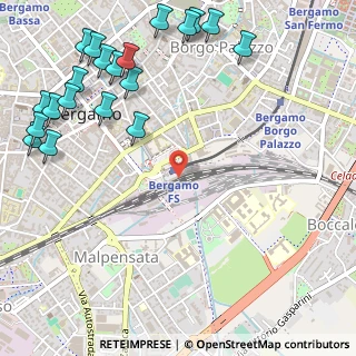 Mappa Bergamo Stazione, 24121 Bergamo BG, Italia (0.7625)