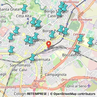 Mappa Bergamo Stazione, 24121 Bergamo BG, Italia (1.237)