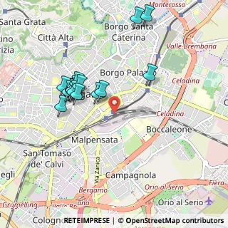Mappa Bergamo Stazione, 24121 Bergamo BG, Italia (0.91813)
