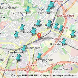 Mappa Bergamo Stazione, 24121 Bergamo BG, Italia (1.2335)