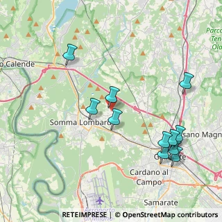 Mappa Via Carlo Cattaneo, 21010 Arsago Seprio VA, Italia (4.37909)