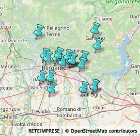 Mappa Via Giulio Natta, 24061 Albano Sant'Alessandro BG, Italia (9.5085)