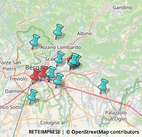 Mappa Via Giulio Natta, 24061 Albano Sant'Alessandro BG, Italia (5.71917)