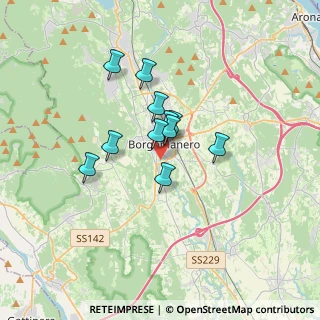 Mappa Via Cureggio, 28021 Borgomanero NO, Italia (2.37)