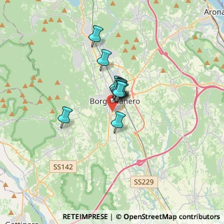 Mappa Via Cureggio, 28021 Borgomanero NO, Italia (1.75667)