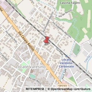 Mappa Via Alessandro Manzoni, 12, 22070 Locate Varesino, Como (Lombardia)