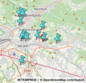 Mappa Via S. Domenico Savio, 24061 Albano Sant'Alessandro BG, Italia (3.61455)