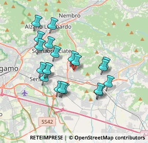 Mappa Via S. Domenico Savio, 24061 Albano Sant'Alessandro BG, Italia (3.316)