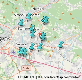 Mappa Via S. Domenico Savio, 24061 Albano Sant'Alessandro BG, Italia (3.10571)