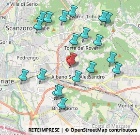 Mappa Via S. Domenico Savio, 24061 Albano Sant'Alessandro BG, Italia (2.0695)