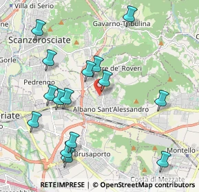 Mappa Via S. Domenico Savio, 24061 Albano Sant'Alessandro BG, Italia (2.21933)