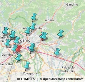 Mappa Via S. Domenico Savio, 24061 Albano Sant'Alessandro BG, Italia (8.958)