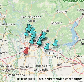 Mappa Via S. Domenico Savio, 24061 Albano Sant'Alessandro BG, Italia (8.80643)