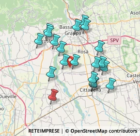 Mappa Via Enrico Fermi, 36056 Baracche VI, Italia (6.509)