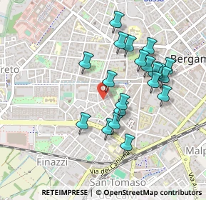 Mappa Via Giuseppe Gaudenzi, 24128 Bergamo BG, Italia (0.4285)