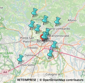 Mappa Via Giuseppe Gaudenzi, 24128 Bergamo BG, Italia (5.26909)