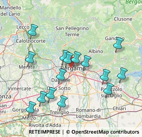 Mappa Via Giuseppe Gaudenzi, 24128 Bergamo BG, Italia (15.17667)