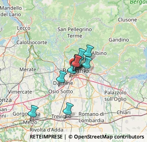 Mappa Via Giuseppe Gaudenzi, 24128 Bergamo BG, Italia (6.98091)