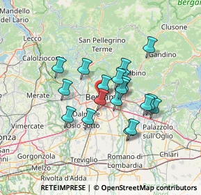 Mappa Via Giuseppe Gaudenzi, 24128 Bergamo BG, Italia (10.38737)