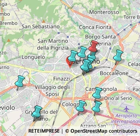 Mappa Via Giuseppe Gaudenzi, 24128 Bergamo BG, Italia (1.9)