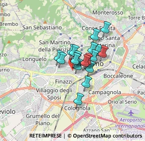 Mappa Via Giuseppe Gaudenzi, 24128 Bergamo BG, Italia (0.94526)