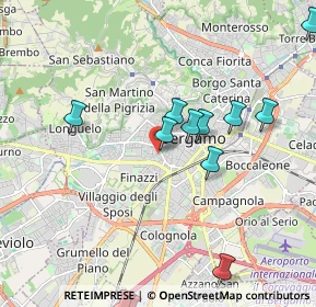 Mappa Via Giuseppe Gaudenzi, 24128 Bergamo BG, Italia (2.24833)