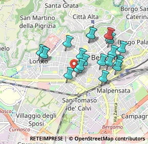 Mappa Via Giuseppe Gaudenzi, 24128 Bergamo BG, Italia (0.748)