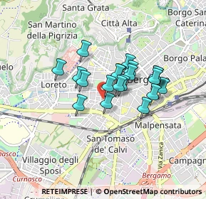 Mappa Via Giuseppe Gaudenzi, 24128 Bergamo BG, Italia (0.6045)