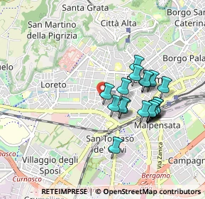 Mappa Via Giuseppe Gaudenzi, 24128 Bergamo BG, Italia (0.772)